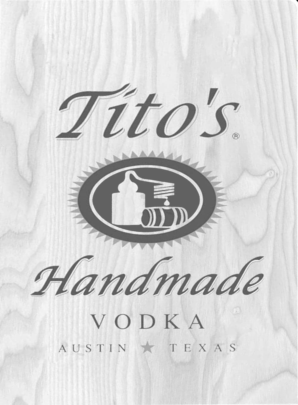 Wine Vodka Beer - 8 x 12 inch metalen bord