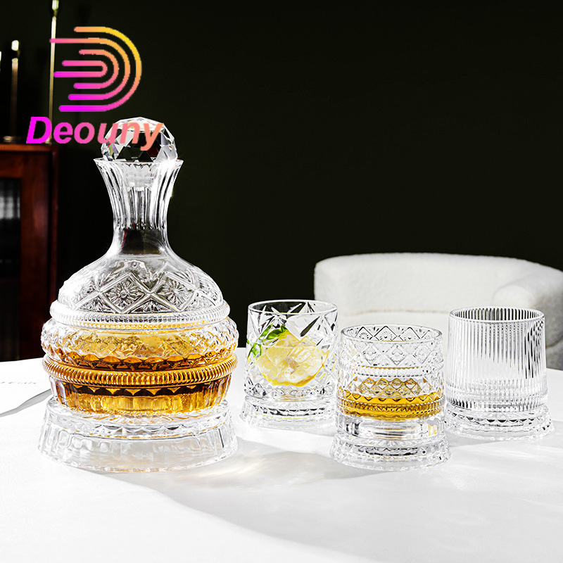 Wine Beer Whiskey - DEOUNY Europese Star Diamond roterende wijnkaraf