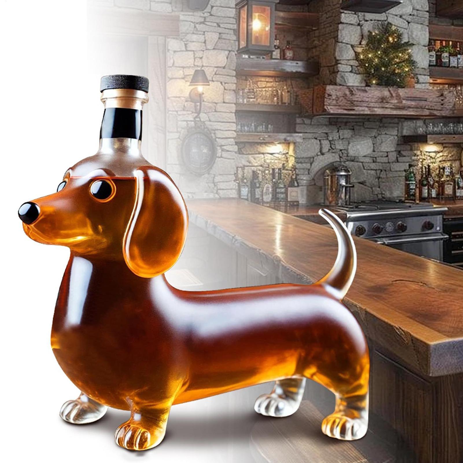 Wine Beer And Spirits - Teckel Hond Whiskyfles Worst Hond Whiskyfles