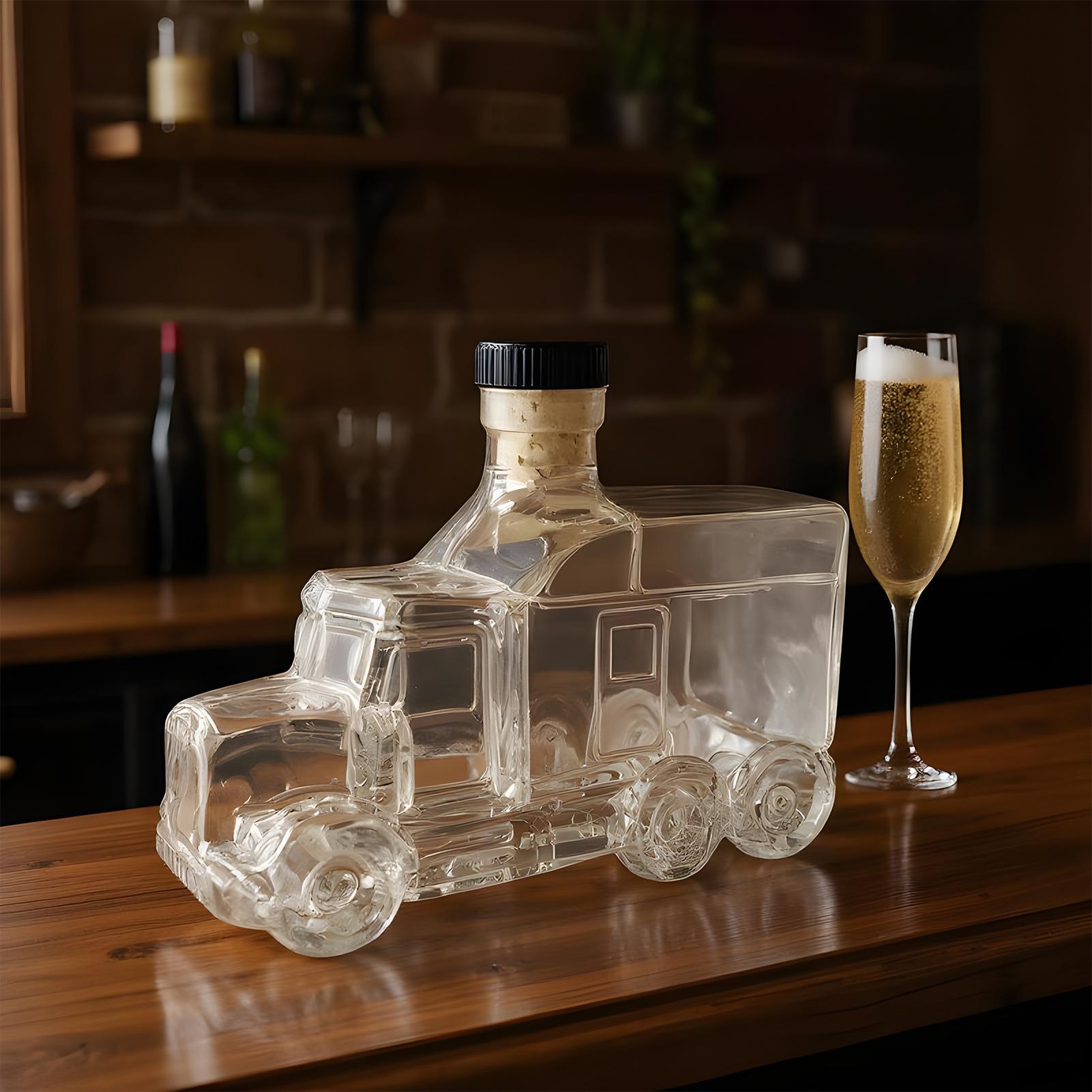 Wine Beer Whiskey - 375ml Decoratieve Fles Karaf Bourbon Karaf