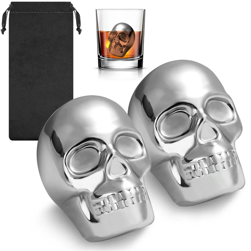 Herbruikbare 2 Skelet Hoofd Wh - Wine Beer Whiskey recensie en prijs