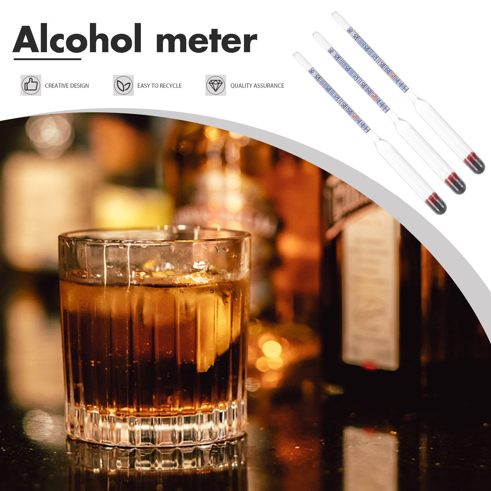 5 stuks glazen alcoholmeter me - Wine To Beer Alcohol recensie en prijs