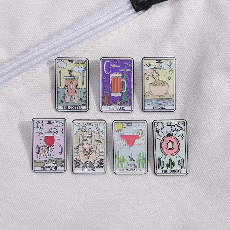 Custom Tarot Emaille Spelden B - Wine Beer Pizza recensie en prijs