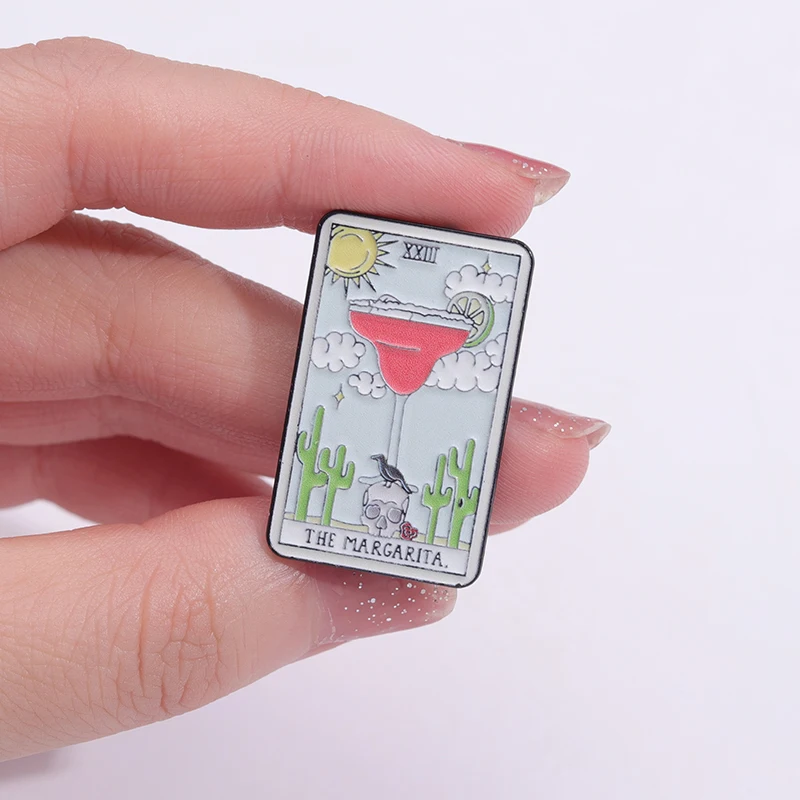 Custom Tarot Emaille Spelden B - Wine Beer Pizza recensie en prijs