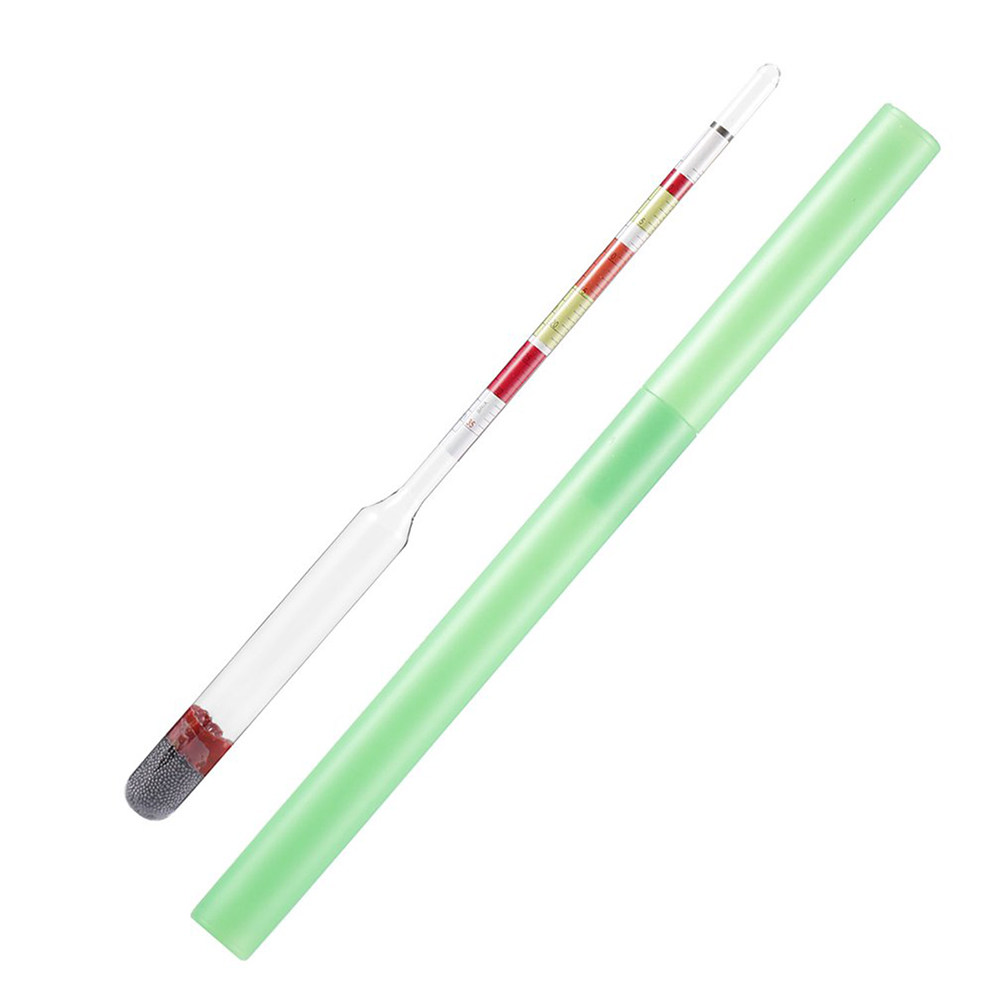 Drievoudige Schaal Hydrometer  - Wine To Beer Alcohol recensie en prijs