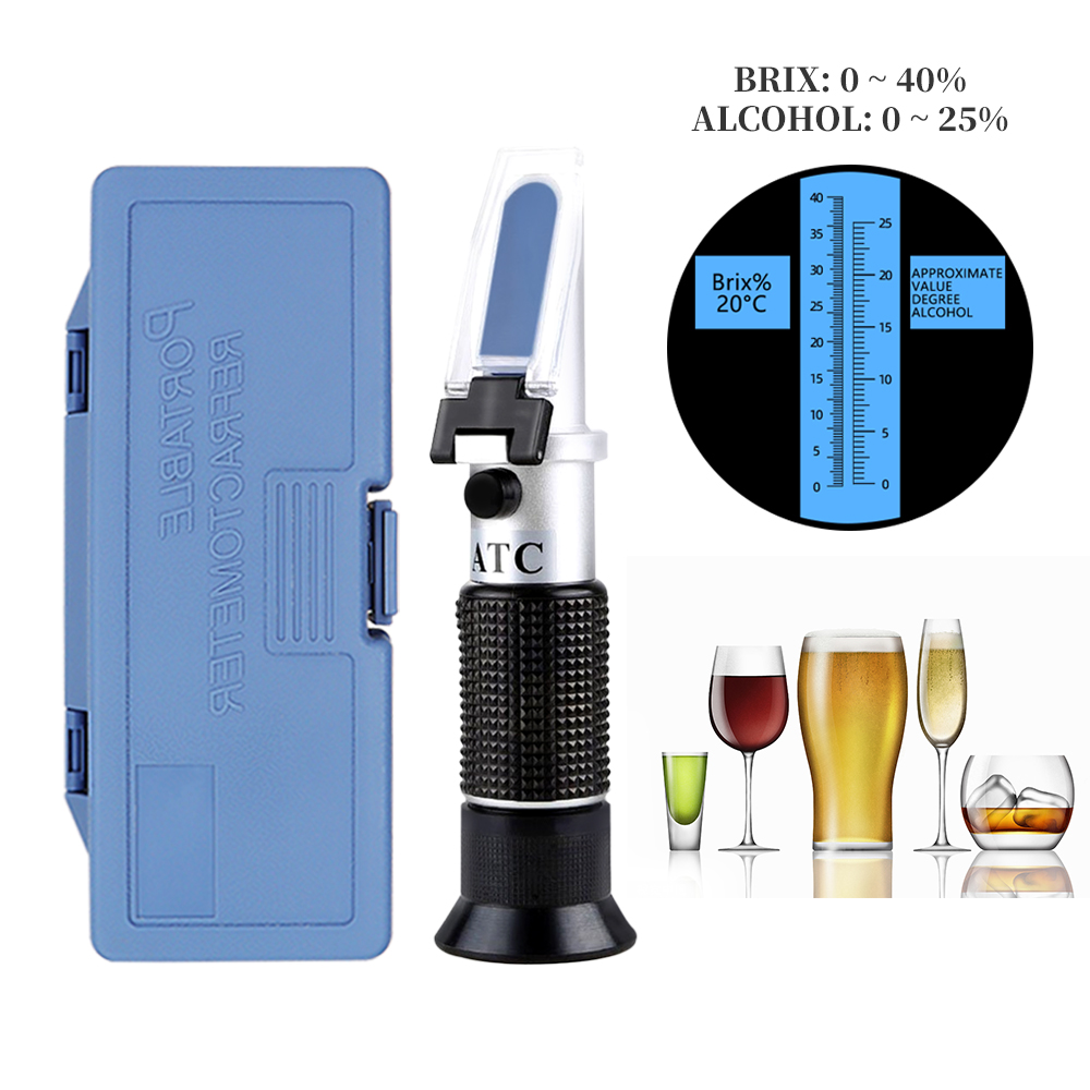 2 In 1 Draagbare Alcohol Brix  - Wine To Beer Alcohol recensie en prijs