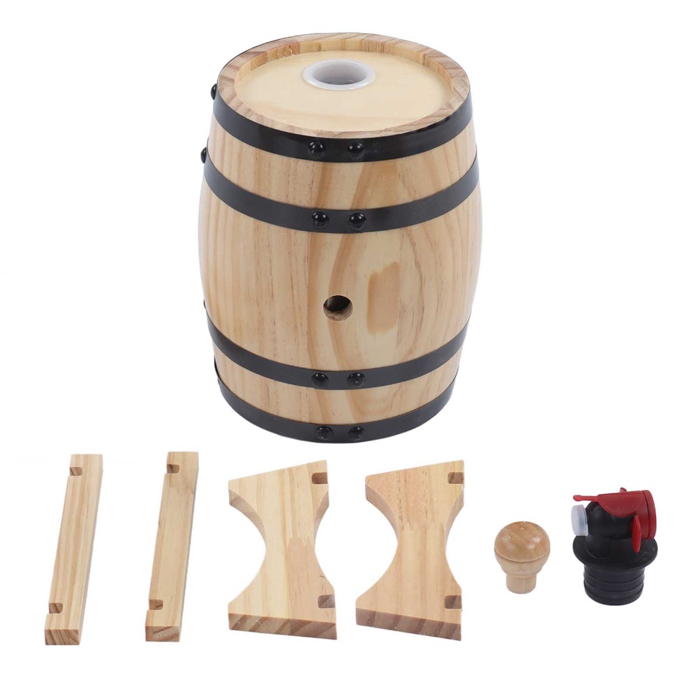 7-delige vintage houten wijn-  - Wine Beer Whiskey recensie en prijs