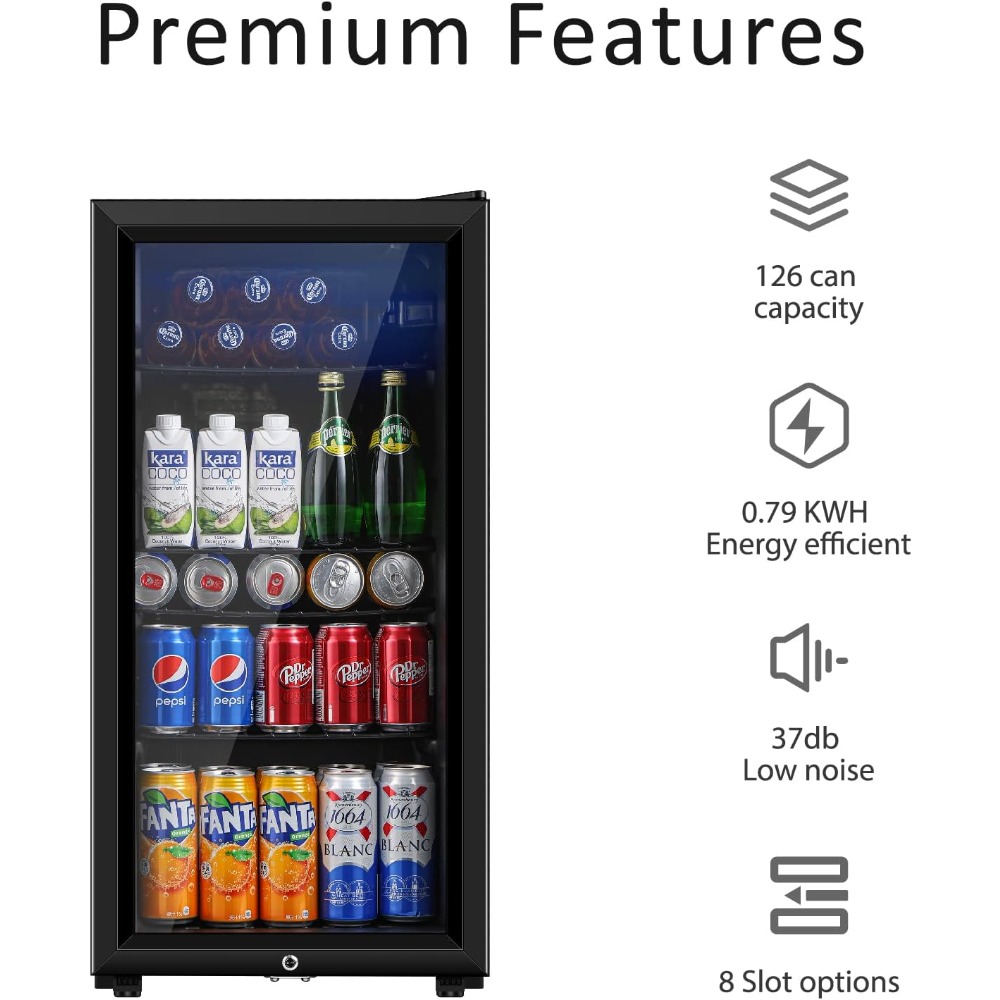 Drankkoelkast, driepunts minik - Wine Beer Fridge recensie en prijs