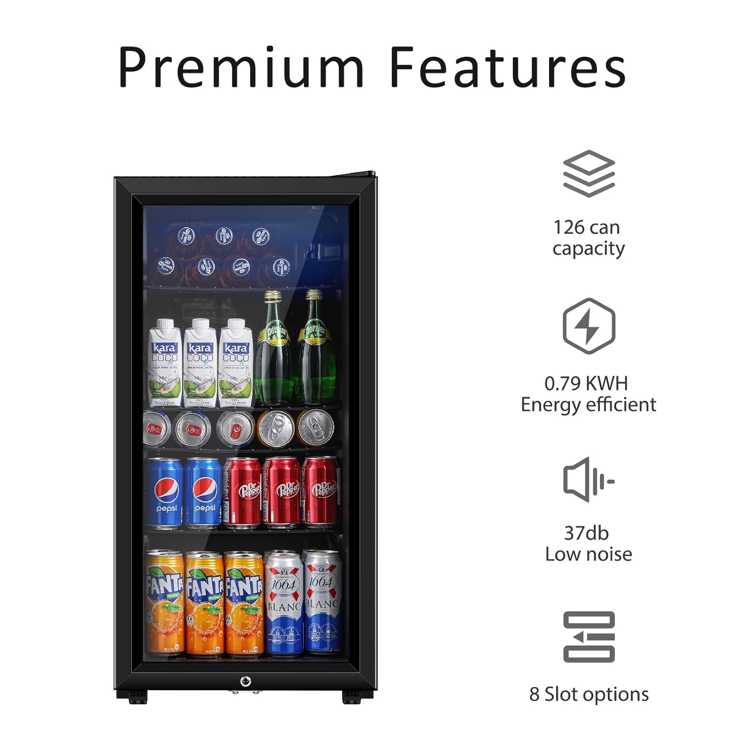 Drankenkoelkast, 3,2 Cu.ft min - Wine Beer Fridge recensie en prijs