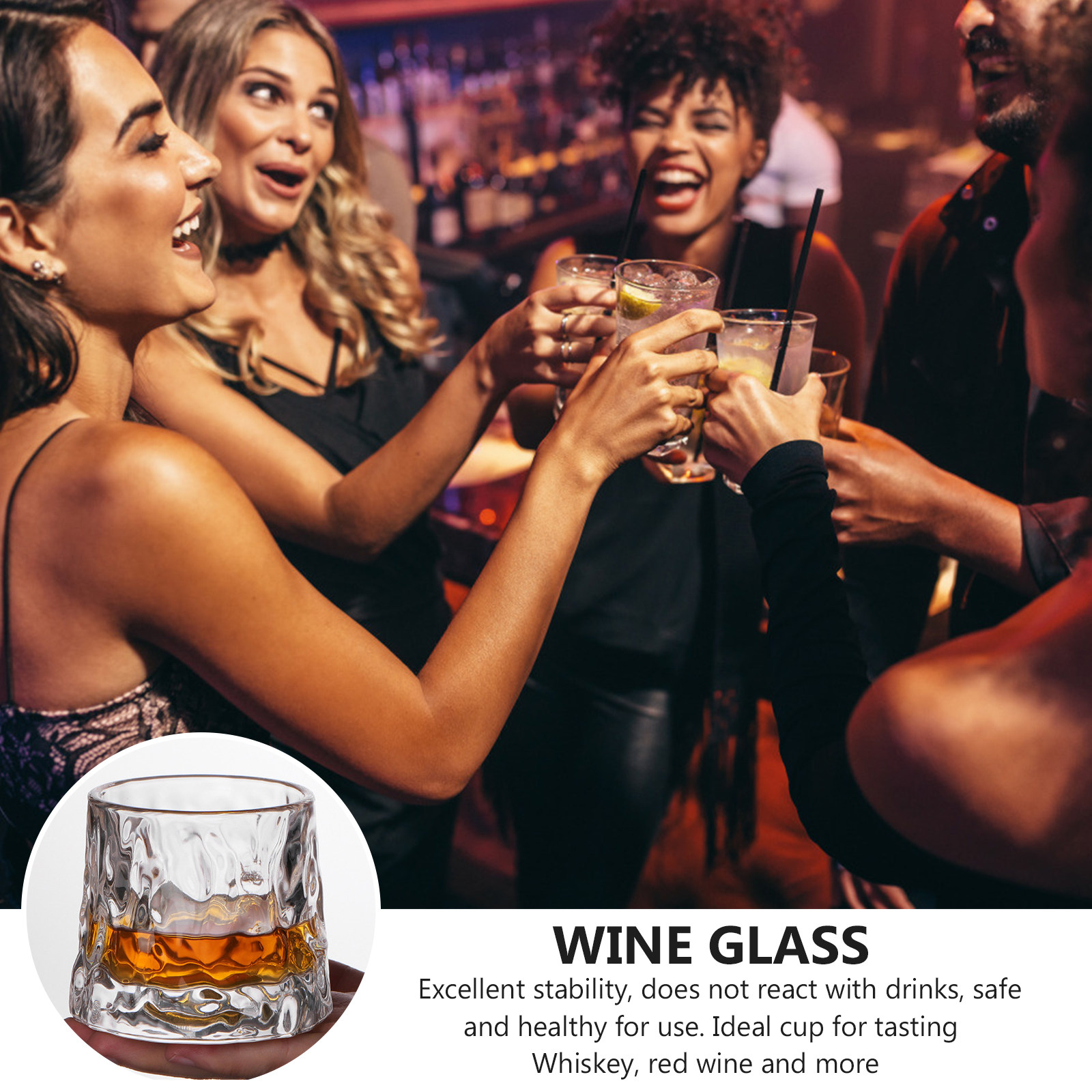 1 Stuks Gehamerde Wijnbeker Pr - Wine Beer Whiskey recensie en prijs